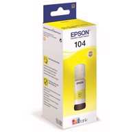 Epson T104 Yellow EcoTank ink bottle