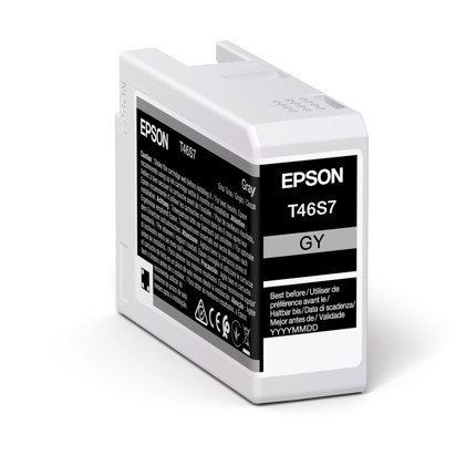 Epson Gray 25 ml rašalo kasetė T46S7 - Epson SureColor P700