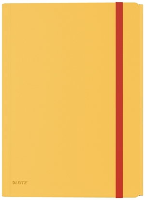 Leitz 3-flap elastic folder Cosy PP A4 yellow
