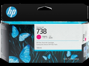 HP 738 130 ml magenta „DesignJet“ rašalo kasetė