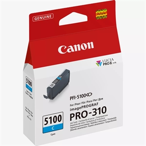 Canon Cyan PFI-5100C - 14.4 ml rašalo kasetė