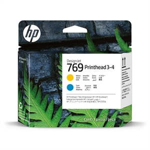 HP 769 Geltonas Žydras 3-4 DesignJet Spausdinimo galvutė