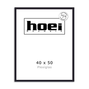 Wooden frame for photos and posters 40 x 50 - PLEXI cm