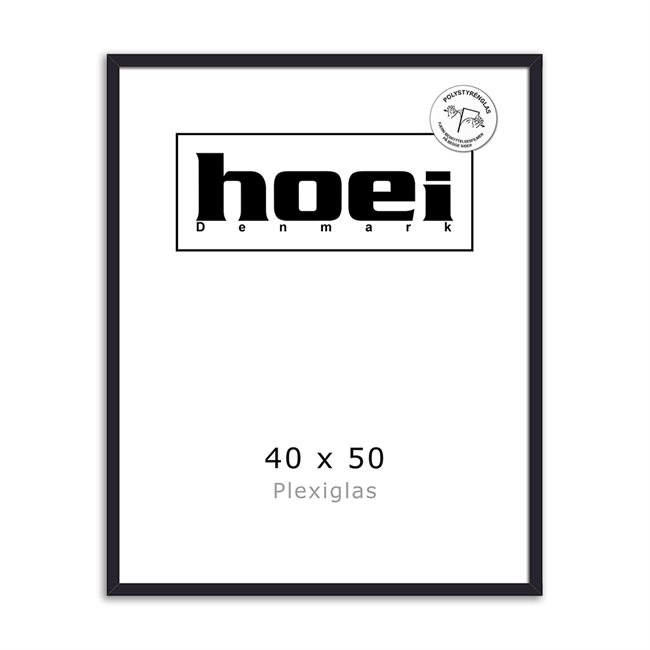 Wooden frame for photos and posters 40 x 50 - PLEXI cm