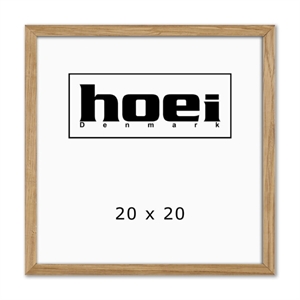 Massive oak frame for photos and posters 20 x 20 cm