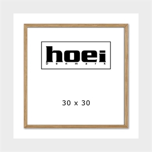 Massive oak frame for photos and posters 30 x 30 cm