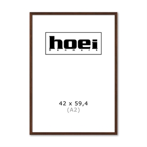 Massive dark oak frame for photos and posters 42 x 59.4 cm (A2)