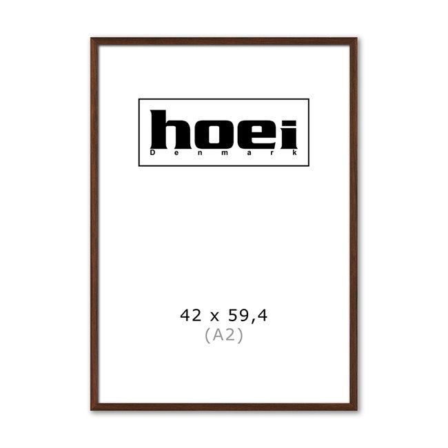 Massive dark oak frame for photos and posters 42 x 59.4 cm (A2)