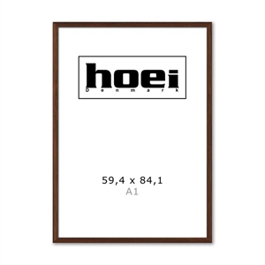 Massive dark oak frame for photos and posters OAK 59.4 x 84.1 cm (A1)