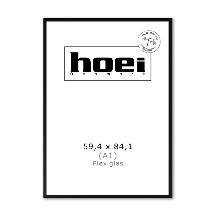 Wooden frame for photo and posters 59.4 x 84.1 - A1 PLEXI cm