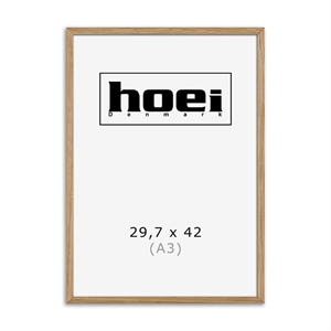 Massive oak frame for photos and posters 29.7 x 42 cm (A3)