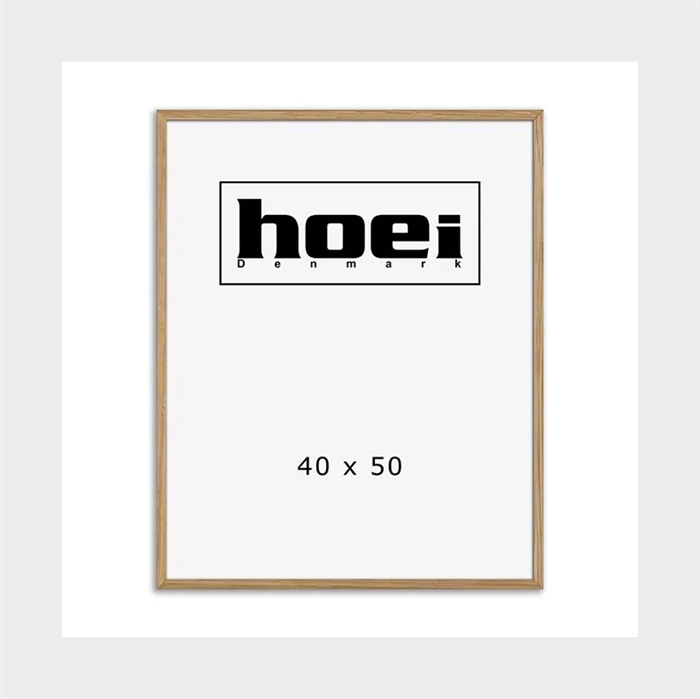Massive oak frame for photos and posters 40 x 50 cm