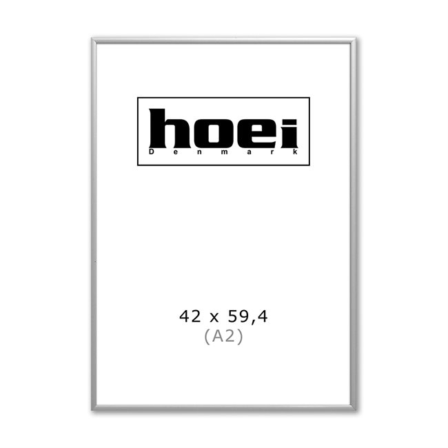 Silver Aluminum Frame - 42 x 59.4 cm (A2)