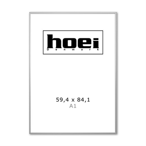Silver Aluminum Frame - 59 x 84 cm (A1)
