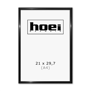 Black Aluminium Frame 21 x 29.7 cm (A4)