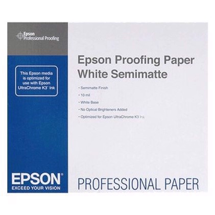 Epson Proofing Paper White Semimatte A3+ - 100 lapų