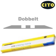Double distance Creasing Matrix, 50/2-3 white - 3.0 mm