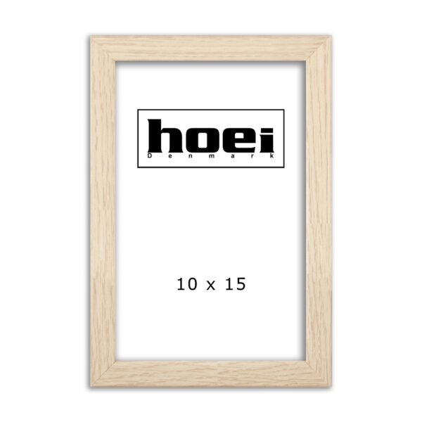 Oak wood frame for photos and posters 10 x 15 cm