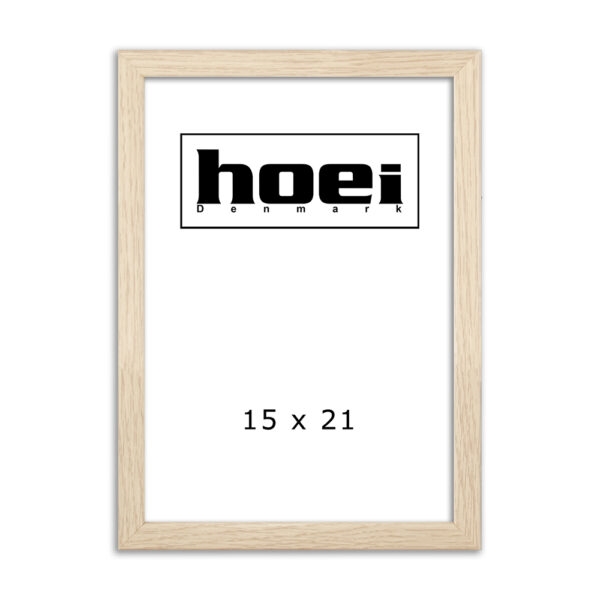 Oak frame for photos and posters 15 x 21 cm ( A5 )