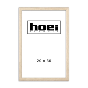 Oak wood frame for photos and posters 20 x 30 cm