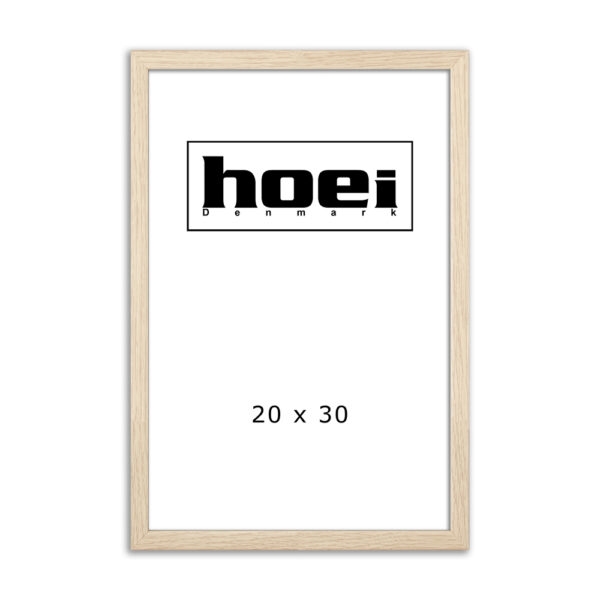 Oak wood frame for photos and posters 20 x 30 cm