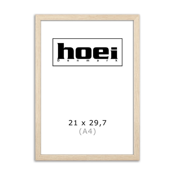 Oak frame for photos and posters 21 x 29.7 cm (A4)