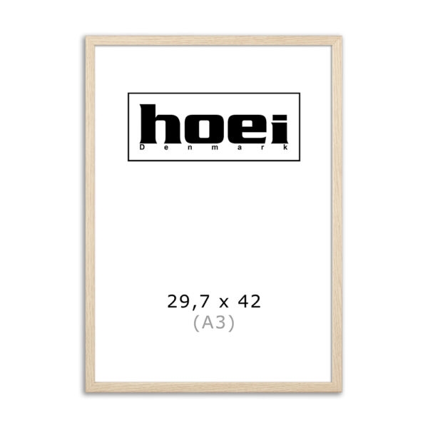 Oak frame for photos and posters 29.7 x 42 cm (A3)