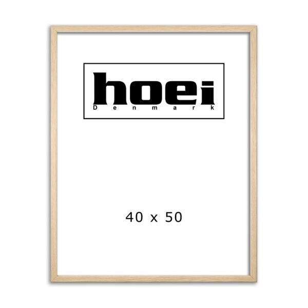 Oak wood frame for photos and posters 40 x 50 cm