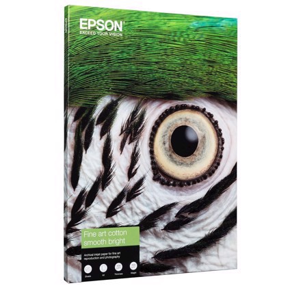 Epson Fine Art Cotton Smooth Bright 300 g/m2 - A4 25 lapų