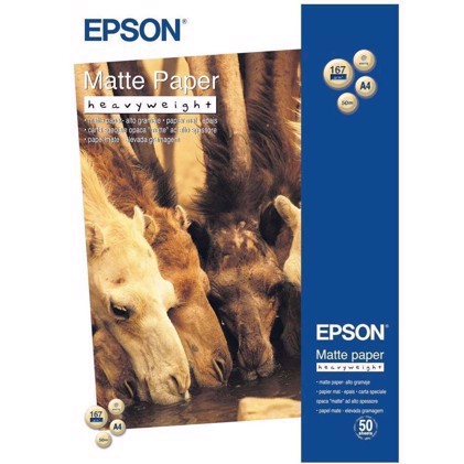 Epson Matte Paper Heavy Weight 167 g, A4 - 50 lapų