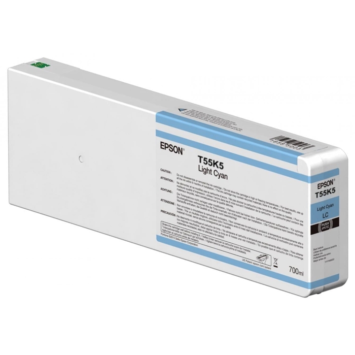Epson Light Cyan T55K5 - 700 ml rašalo kasetė