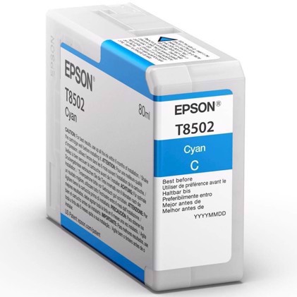 Epson Cyan 80 ml rašalo kasetė T8502 - Epson SureColor P800