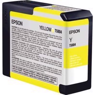 Epson Yellow 80 ml rašalo kasetė T5804 - Epson Pro 3800 and 3880