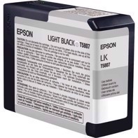Epson Light Black 80 ml rašalo kasetė T5807 - Epson Pro 3800 and 3880