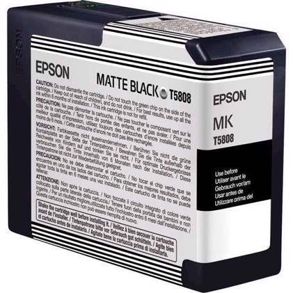 Epson Matte Black 80 ml rašalo kasetė T5808 - Epson Pro 3800 and 3880