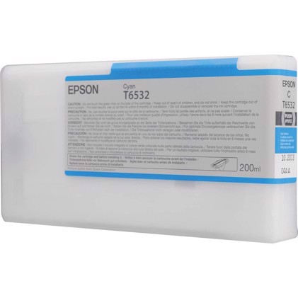 Epson Cyan T6532 - 200 ml rašalo kasetė