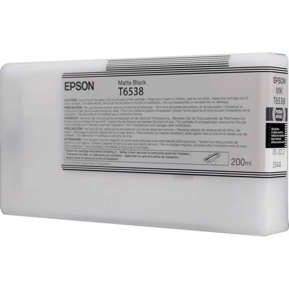 Epson Matte Black T6538 - 200 ml rašalo kasetė