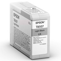 Epson Light Black 80 ml rašalo kasetė T8507 - Epson SureColor P800