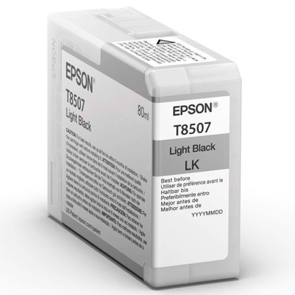 Epson Light Black 80 ml rašalo kasetė T8507 - Epson SureColor P800
