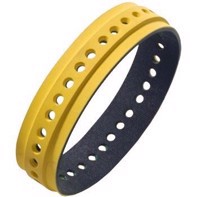 Heidelberg yellow Slow Down Belt - 229 x 20 mm, Raised 9 mm wide