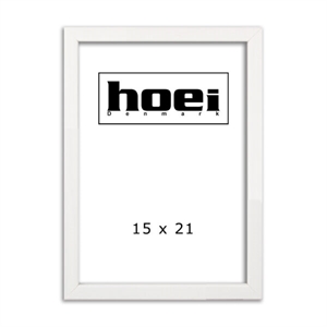White wood frame for photos and posters 15 x 21 cm ( A5 )
