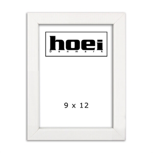 White wooden frame for photos and posters 9 x 12 cm