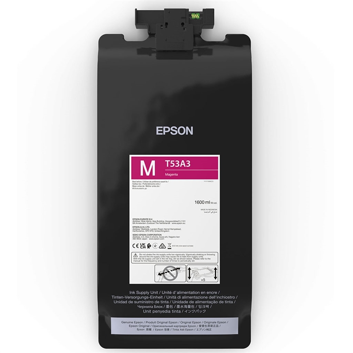 Epson rašalo maišelis Magenta 1600 ml - T53A3