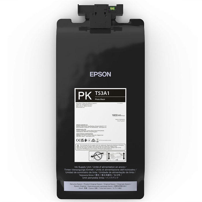 Epson rašalo maišelis Photo Black 1600 ml - T53A1