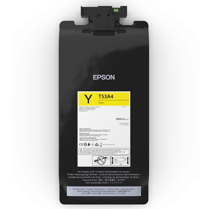 Epson rašalo maišelis Geltona 1600 ml - T53A4