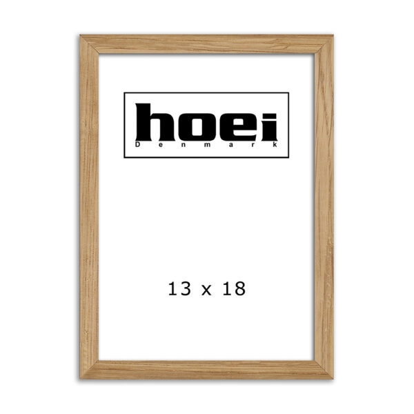 Massive oak frame for photos and posters 13 x 18 cm