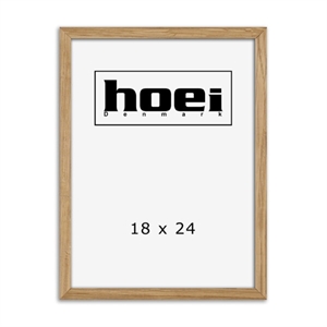Massive oak frame for photos and posters 18 x 24 cm
