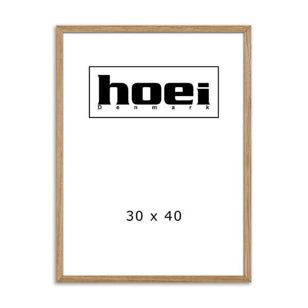Solid oak frame for photos and posters 30 x 40 cm
