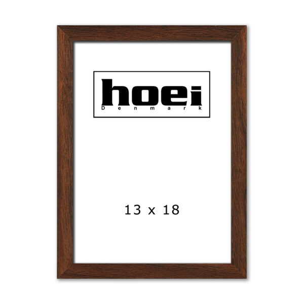 Massive dark oak frame for photos and posters 13 x 18 cm