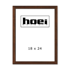 Massive dark oak frame for photos and posters 18 x 24 cm